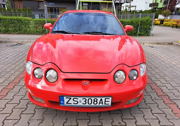 łódzkie Hyundai Coupe cena 3999 przebieg: 188000, rok produkcji 1999 z Szczecin